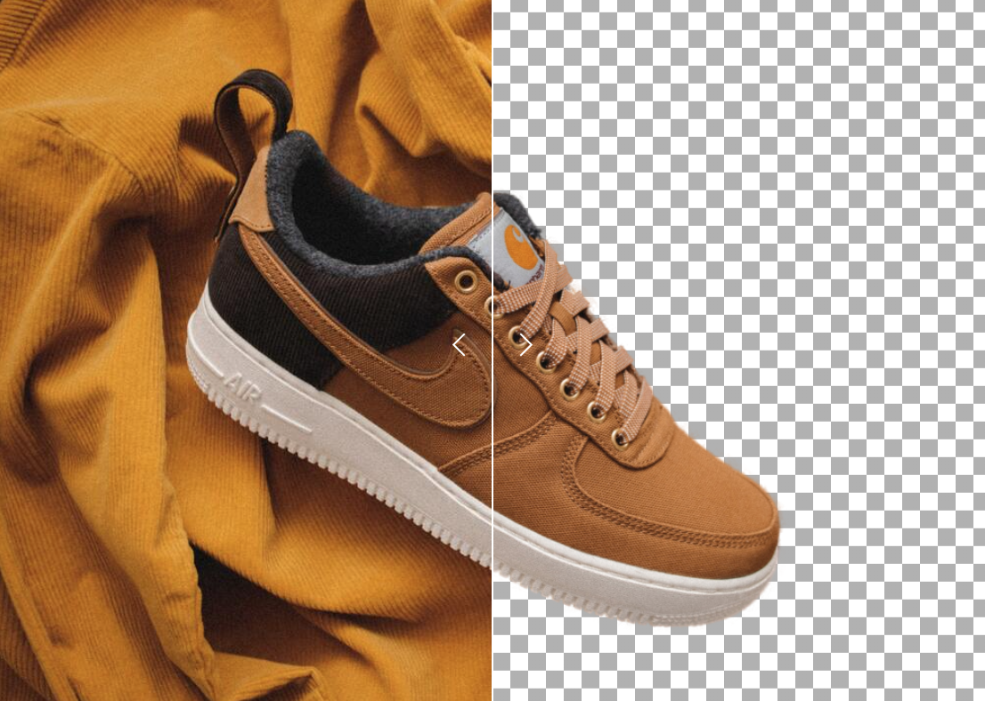 Background removal with AI